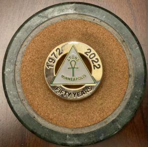 Atons 50th Anniversary Pin