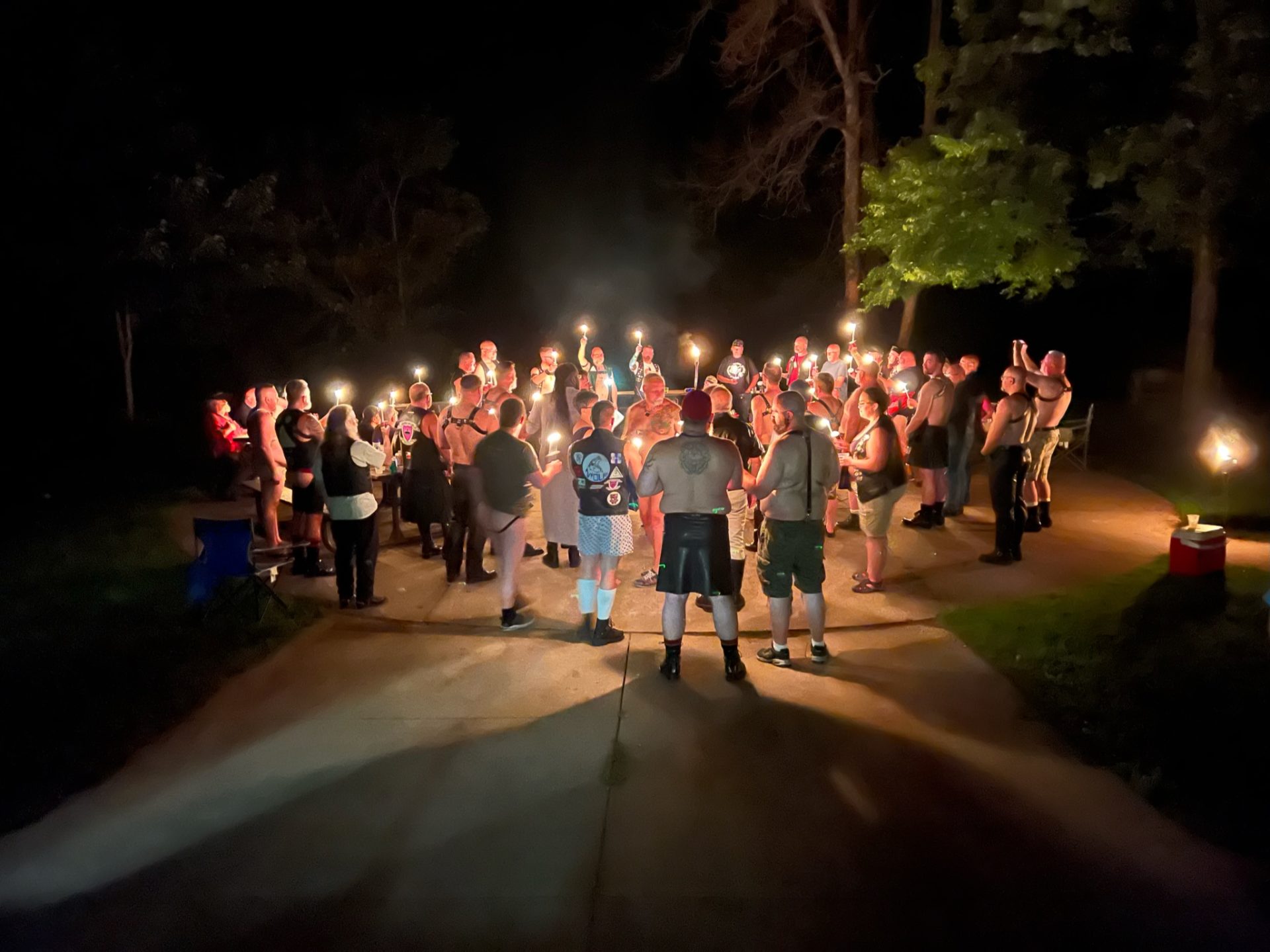 Photo from 3 Part Ceremony from the Atons 50th Anniversary Run