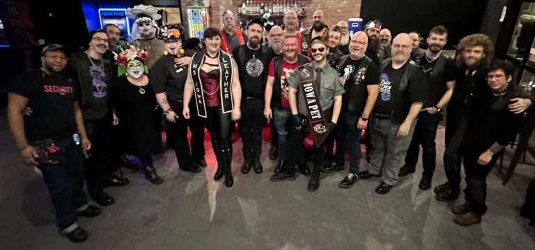 On January 7th, Atons alumni Del, the 2023 Mr. Twin Cities Leather, hosted an event for the visiting Iowa Leather title holders.